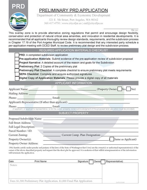 Permits and Land Use Applications .